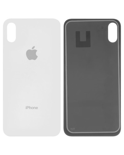Задня кришка Apple iPhone X (Silver) Більший виріз
