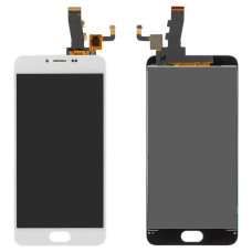 Дисплей Meizu M5 з сенсором (Білий) High Quality