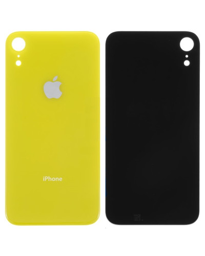 Задня кришка Apple iPhone XR (Yellow) Більший виріз