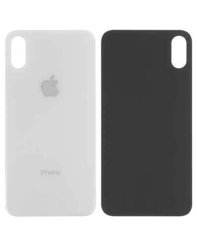 Задня кришка Apple iPhone XS (Silver) Більший виріз