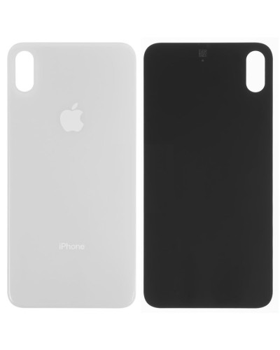 Задня кришка Apple iPhone XS Max (Silver) Більший виріз