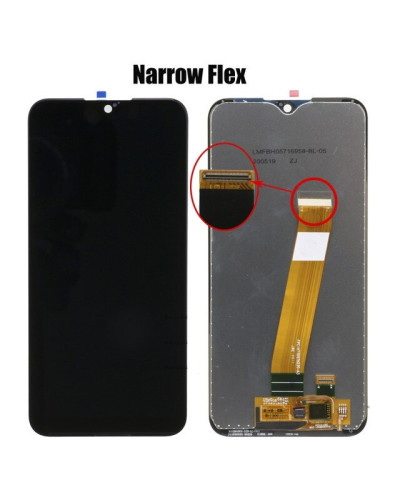 Дисплей Samsung A015F Galaxy A01 2020 з сенсором / Вузький конектор (Чорний) Original Pack