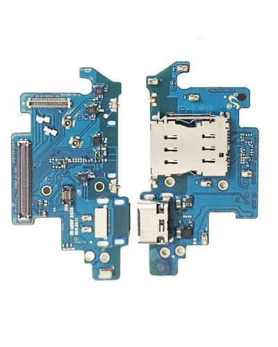 Плата зарядки Samsung A805 Galaxy A80 з компонентами