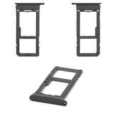 Тримач Sim-карти Samsung G960 Galaxy S9 / G965 Galaxy S9 Plus (Чорний) One Sim