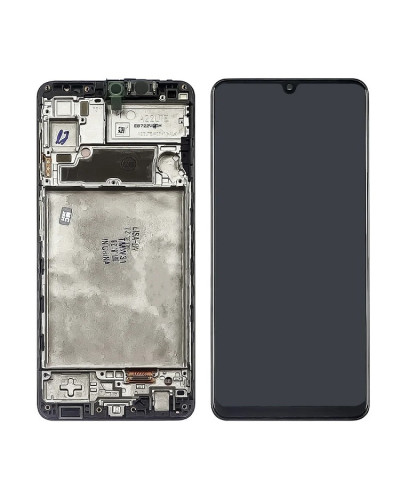 Дисплей Samsung A225 Galaxy A22 4G 2021 з сенсором в рамці (Чорний) Original Assembled