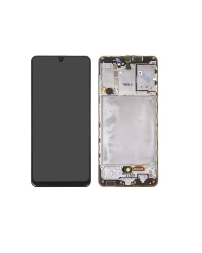 Дисплей Samsung A315 Galaxy A31 2020 з сенсором в рамці (Чорний) Original Assembled