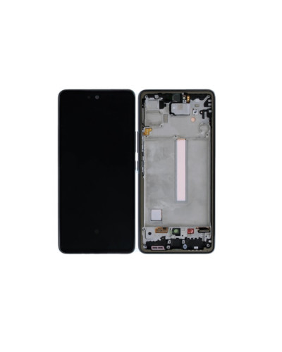 Дисплей Samsung A536 Galaxy A53 5G 2022 з сенсором в рамці (Чорний) Service Original