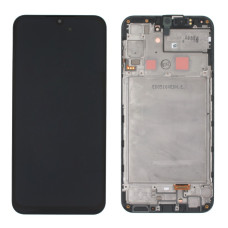 Дисплей Samsung A245 Galaxy A24 2023 з сенсором в рамці (Чорний) Service Original